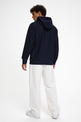 Sweater met capuchon - Marineblauw