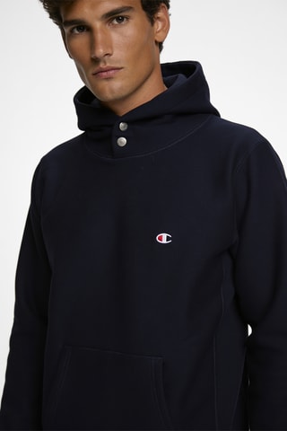 Sweater met capuchon - Marineblauw