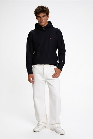 Sweater met capuchon - Zwart