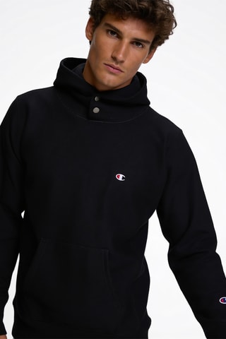 Sweater met capuchon - Zwart