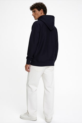 Sweater met capuchon - Marineblauw