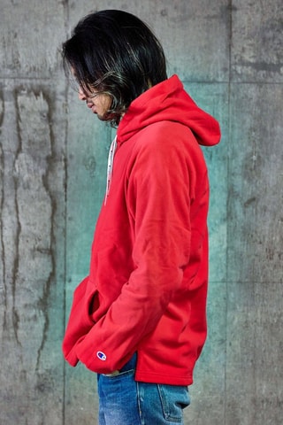 Sweater met capuchon - Rood