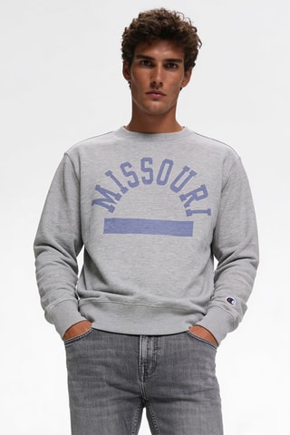 Sweater - Gemêleerd Lichtgrijs