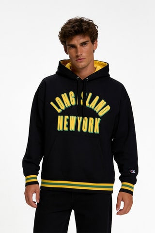 Sweater met capuchon - Zwart