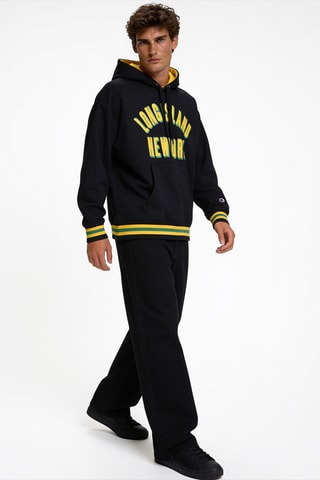 Sweater met capuchon - Zwart