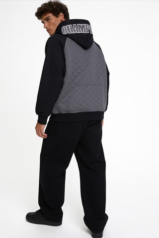 Sweater met capuchon - Zwart