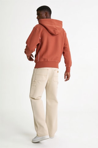 Sweater met capuchon - Steenrood