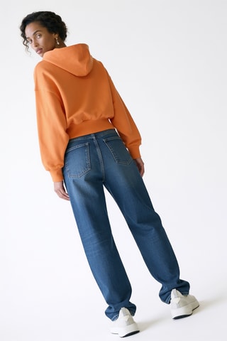 Sweater met capuchon - Oranje