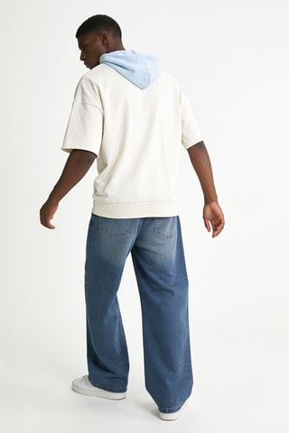 Sweater met capuchon - Wit