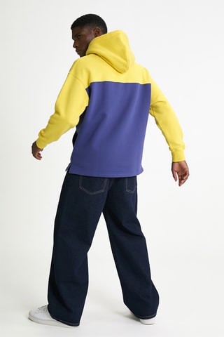 Sweater met capuchon - Geel