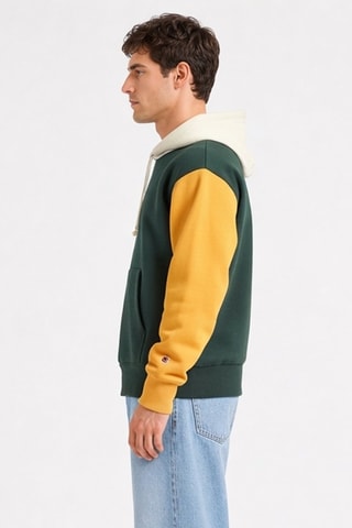 Sweater met capuchon - Donkergroen