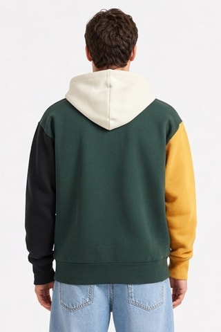 Sweater met capuchon - Donkergroen