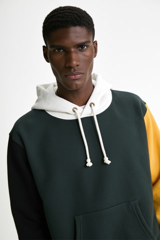Sweater met capuchon - Donkergroen