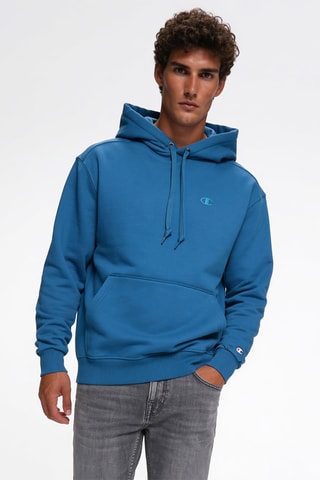 Sweater met capuchon - Blauw