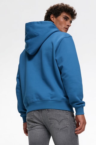 Sweater met capuchon - Blauw