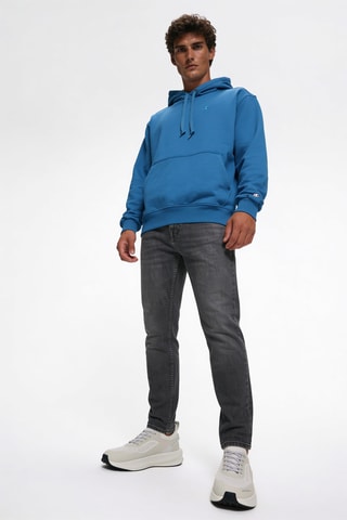 Sweater met capuchon - Blauw