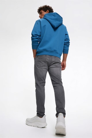 Sweater met capuchon - Blauw