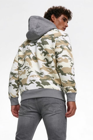 Sweater met capuchon - Geel