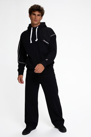 Sweater met capuchon - Zwart