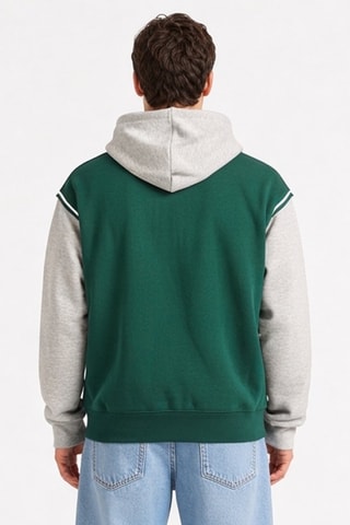 Sweater met capuchon - Groen