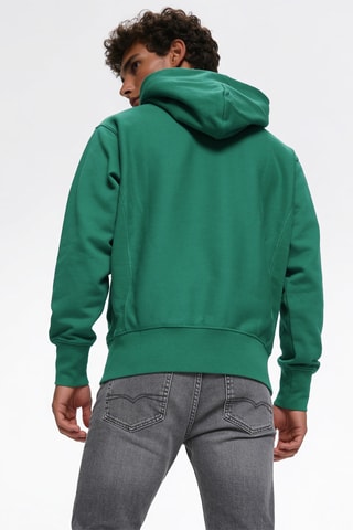 Sweater met capuchon - Groen