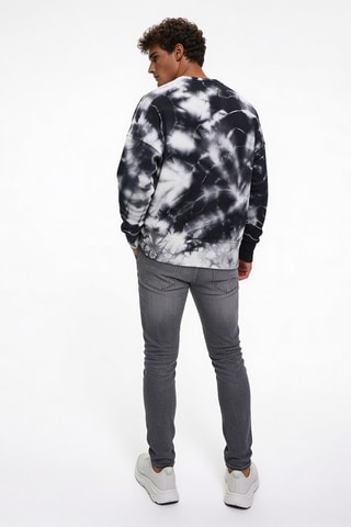 Sweater Tie and Dye- Wit en Zwart