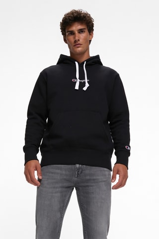 Sweater met capuchon - Zwart