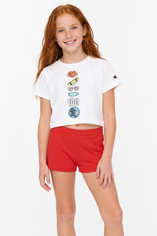 T-shirt en Short - Wit en Rood