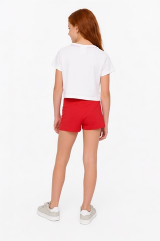 T-shirt en Short - Wit en Rood
