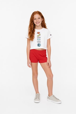 T-shirt en Short - Wit en Rood