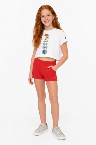 T-shirt en Short - Wit en Rood
