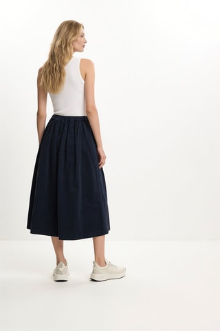 Lange Rok - Marineblauw