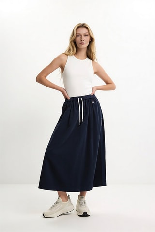 Lange Rok - Marineblauw