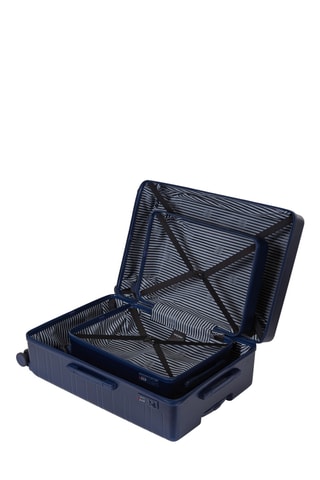 Handbagage en Grote Trolley (S/L) Tiana - Marineblauw - 55/75 cm