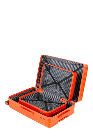 Handbagagetrolley en Grote Trolley (S/L) Belle - Oranje - 55/75 cm
