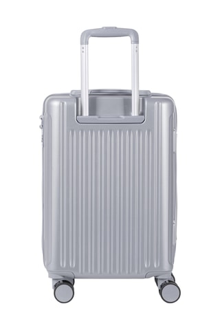 Handbagagetrolley (S) Assepoester - Zilverkleurig Grijs - 55 cm