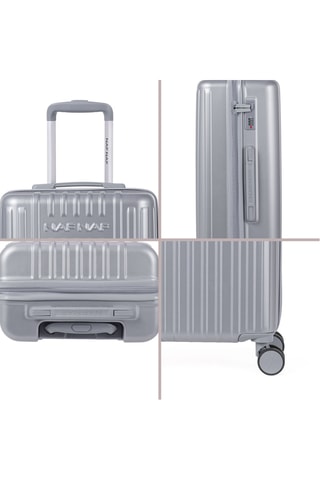 Set van 3 Trolleys (S/M/L) Jessie - Grijs - 55 / 65 / 75 cm