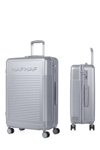 Set van 3 Trolleys (S/M/L) Nala - Zilverkleurig - 55 / 65 / 75 cm