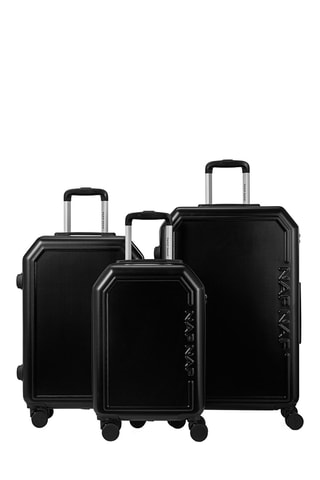 Set van 3 Trolleys (S/M/L) Rapunzel - Zwart - 55 / 65 / 75 cm