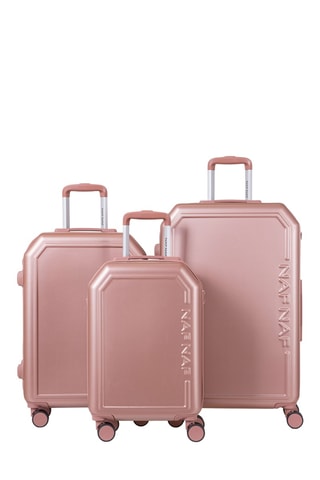 Set van 3 Trolleys (S/M/L) Rapunzel - Roze - 55 / 65 / 75 cm