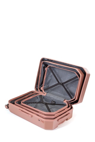 Set van 3 Trolleys (S/M/L) Rapunzel - Roze - 55 / 65 / 75 cm