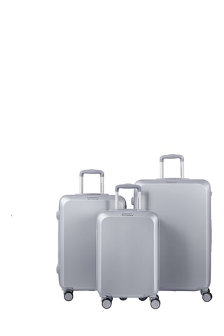 Set van 3 Trolleys (S/M/L) Aurore - Grijs - 55 / 65 / 75 cm