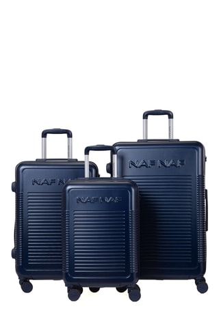 Set van 3 Trolleys (S/M/L) Nala - Marineblauw - 55 / 65 / 75 cm