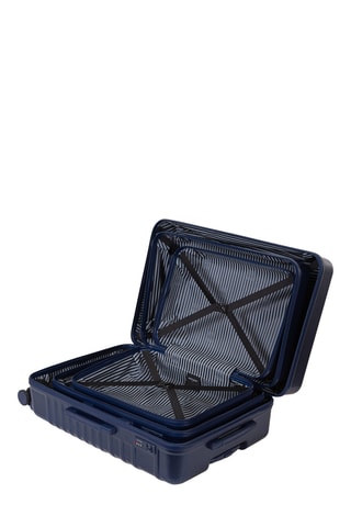Set van 3 Trolleys (S/M/L) Daisy - Marineblauw - 55 / 65 / 75 cm