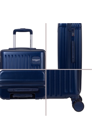 Set van 3 Trolleys Assepoester - Marineblauw - 55 / 65 / 75 cm