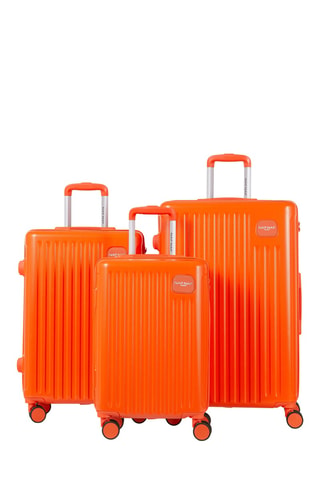 Set van 3 Trolleys (S/M/L) Assepoester - Oranje - 55 / 65 / 75 cm