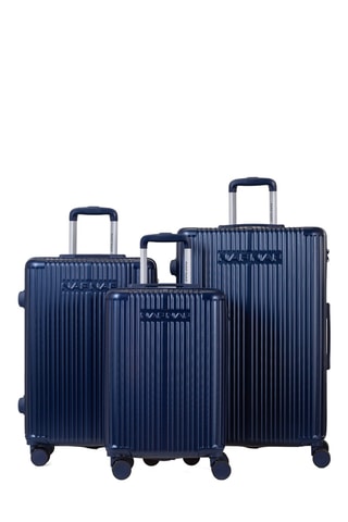 Set van 3 Trolleys (S/M/L) Vaiana - Marineblauw - 55 / 65 / 75 cm
