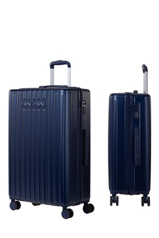 Set van 3 Trolleys Jessie - Marineblauw - 55 / 65 / 75 cm