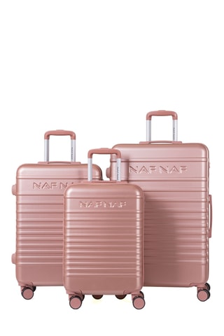 Set van 3 Trolleys Daisy - Roze - 55 / 65 / 75 cm