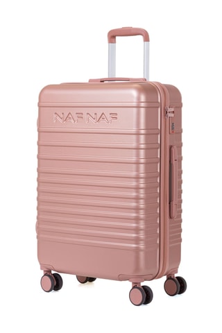 Weekendtrolley (M) Daisy - Roze - 65 cm